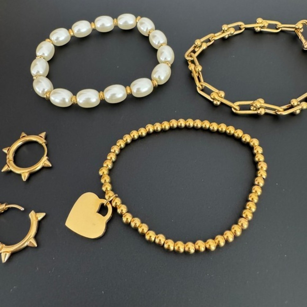 New Gold Tone Jewelry Lot - Picture 7 of 9